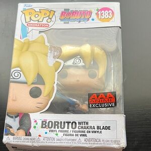 Funko Pop Animation Boruto w/ Chakra Blade Figure #1383 AAA Anime Exclusive